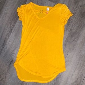 Mustard yellow top